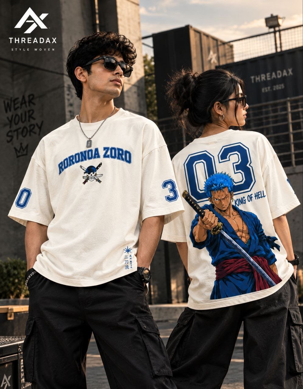 ANIME  STYLE  OVERSIZED GRAPHICS  TEE